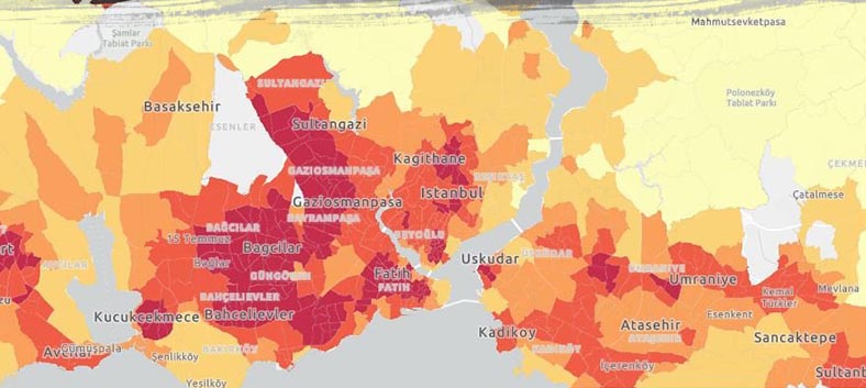 İstanbul’da koronavirüs riskinin en yüksek olduğu 40 mahalle