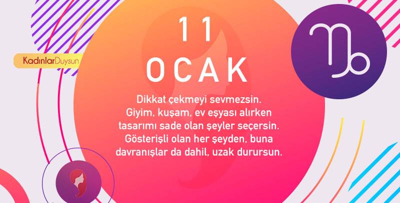 11 Ocak Hangi Burç