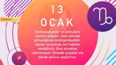 13 Ocak Hangi Burç
