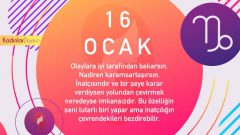 16 Ocak Hangi Burç