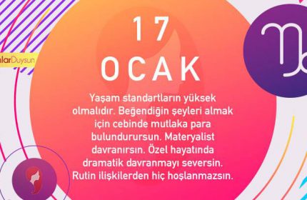 17 Ocak Hangi Burç