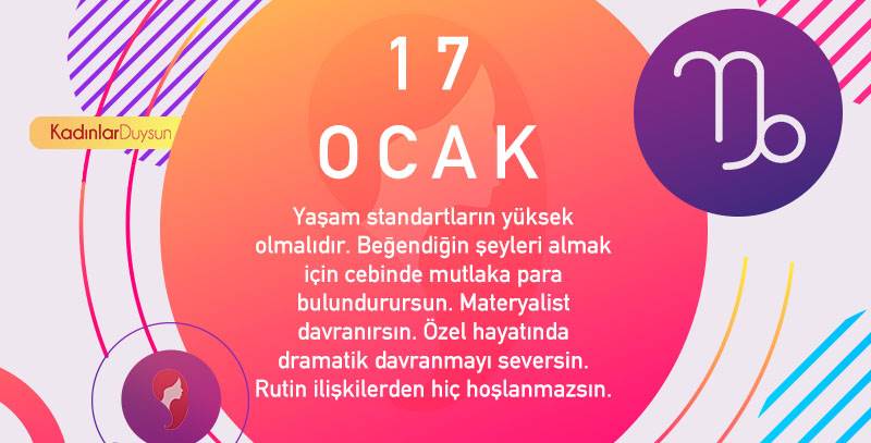 17 Ocak Hangi Burç