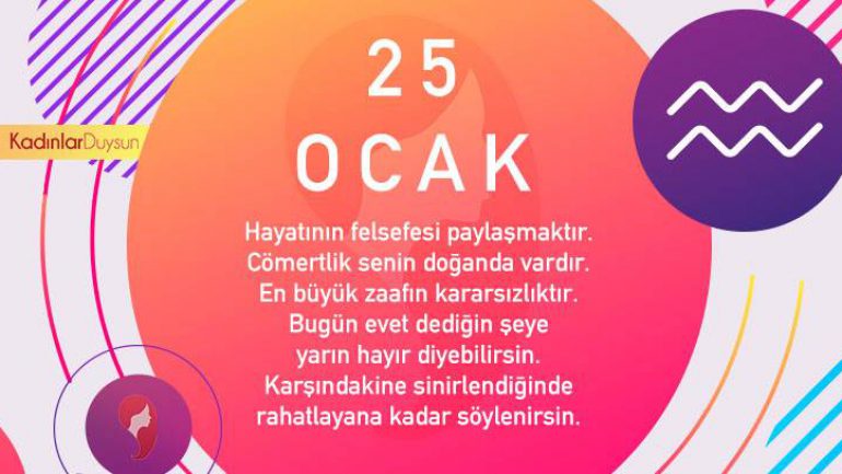 25 Ocak Hangi Burç