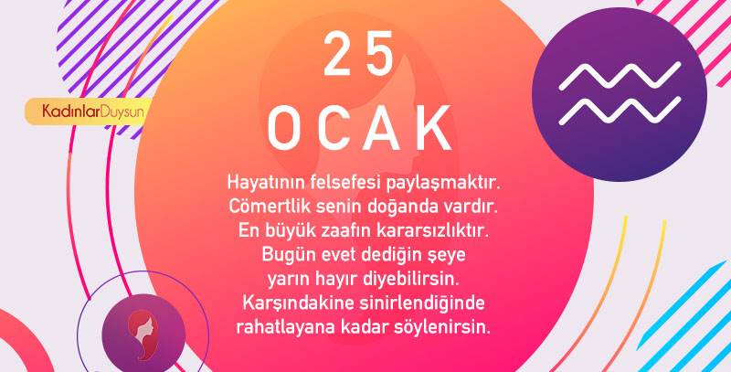 25 Ocak Hangi Burç