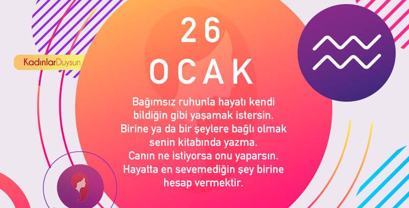 26 Ocak Hangi Burç