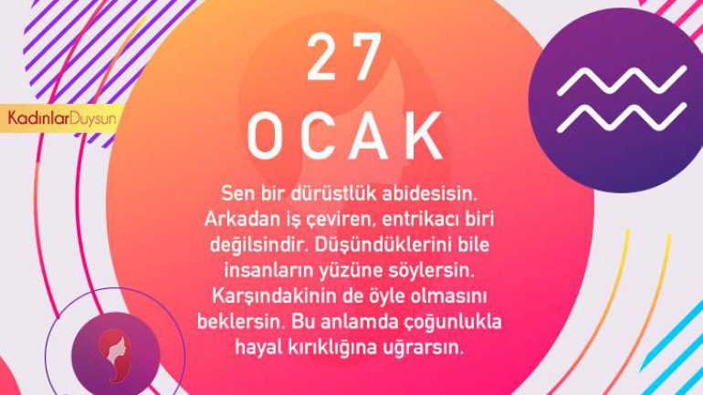 27 Ocak Hangi Burç
