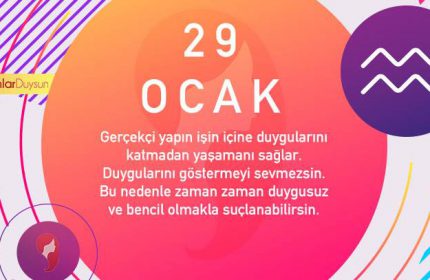 29 Ocak Hangi Burç