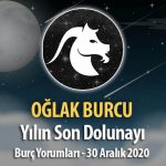 Oğlak Burcu - Dolunay Burç Yorumları 30 Aralık 2020