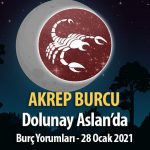 Akrep Burcu Dolunay Burç Yorumu - 28 Ocak 2021