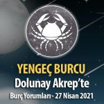 Yengeç Burcu Dolunay Burç Yorumu - 27 Nisan 2021