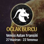 Oğlak Burcu - Venüs Aslan Transiti Burç Yorumu