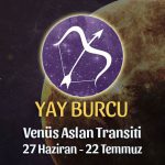 Yay Burcu - Venüs Aslan Transiti Burç Yorumu