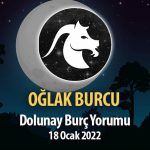 Oğlak Burcu - Dolunay Burç Yorumu 18 Ocak 2022