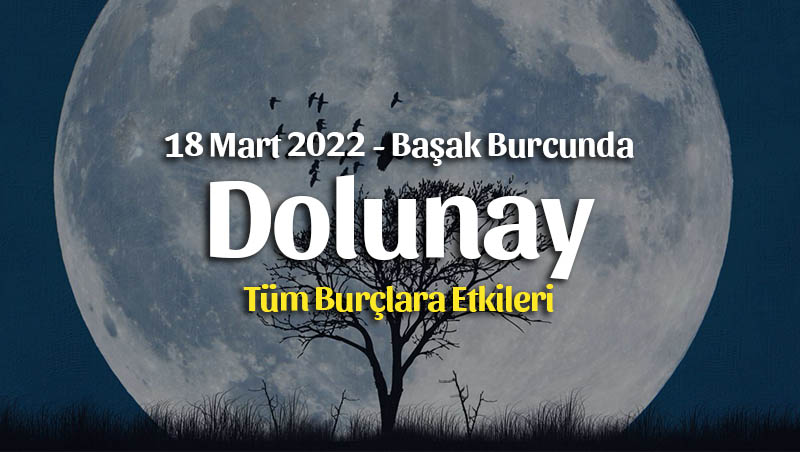 Başak Burcunda Dolunay Burç Yorumları – 18 Mart 2022