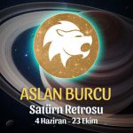 Aslan Burcu - Satürn Retrosu Burç Yorumu 4 Haziran 2022
