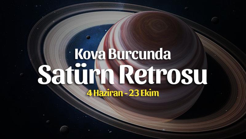 Satürn Retrosu Kova Burcunda Burç Yorumları – 4 Haziran 2022