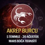 Akrep Burcu - Mars Transiti Burç Yorumları 5 Temmuz 2022