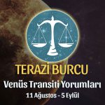 Terazi Burcu - Venüs Transiti Burç Yorumu, 11 Ağustos 2022