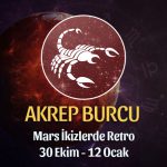 Akrep Burcu - Mars Retrosu Buç Yorumu 30 Ekim 2022