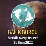 Balık Burcu - Merkür Akrep Transiti Yorumu 29 Ekim 2022