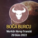 Boğa Burcu - Merkür Akrep Transiti Yorumu 29 Ekim 2022