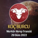 Koç Burcu - Merkür Akrep Transiti Yorumu 29 Ekim 2022