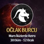 Oğlak Burcu - Mars Retrosu Buç Yorumu 30 Ekim 2022