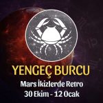 Yengeç Burcu - Mars Retrosu Buç Yorumu 30 Ekim 2022