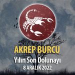 Akrep Burcu - Dolunay Burç Yorumları 8 Aralık 2022