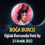 Boğa Burcu Yeni Ay Burç Yorumu, 23 Aralık 2022