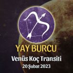 Yay Burcu - Venüs Koç Transiti Yorumu, 20 Şubat 2023