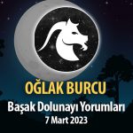 Oğlak Burcu - Başak Dolunayı Yorumları 7 Mart, 2023