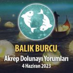 Balık Burcu - Akrep Dolunayı Yorumu 4 Haziran 2023