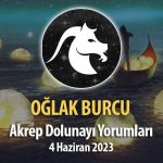 Oğlak Burcu - Akrep Dolunayı Yorumu 4 Haziran 2023