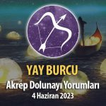 Yay Burcu - Akrep Dolunayı Yorumu 4 Haziran 2023