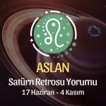 Aslan Burcu - Satürn Retrosu Yorumu, 17 Haziran 2023