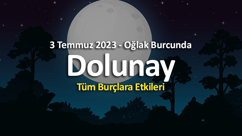 Oğlak Burcunda Dolunay Burç Yorumları –  3 Temmuz 2023