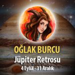 Oğlak Burcu - Jüpiter Retrosu Burç Yorumu 4 Eylül 2023