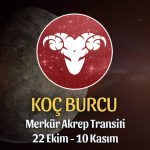 Koç Burcu - Merkür Akrep Transiti Yorumu, 22 Ekim 2023