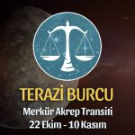 Terazi Burcu - Merkür Akrep Transiti Yorumu, 22 Ekim 2023