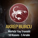 Akrep Burcu - Merkür Yay Transiti Yorumu 10 Kasım 2023