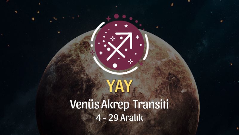Yay Burcu - Venüs Akrep Transiti Yorumu