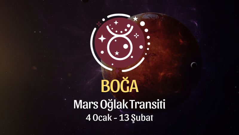 Boğa Burcu - Mars Oğlak Transiti, 4 Ocak 2024