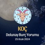 Koç Burcu - Dolunay Burç Yorumu 25 Ocak 2024