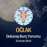 Oğlak Burcu - Dolunay Burç Yorumu 25 Ocak 2024