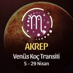 Akrep Burcu - Venüs Koç Transiti Yorumu 5 Nisan 2024