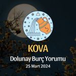 Kova Burcu - Dolunay Burç Yorumu 25 Mart 2024