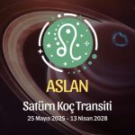 Aslan Burcu: Satürn Koç Transiti Burç Yorumu 2025/2028
