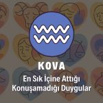 Kova Burcunun İçine Attığı Duygular