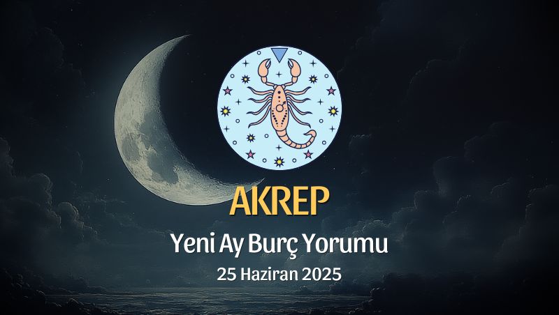 Akrep Burcu: Yeni Ay Yorumu, 25 Haziran 2025